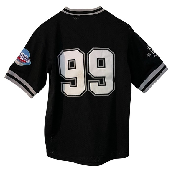 Vtg Headgear Classics NY Black Yankees Negro League Jersey 1944 #99 Stitched M - Picture 4 of 16